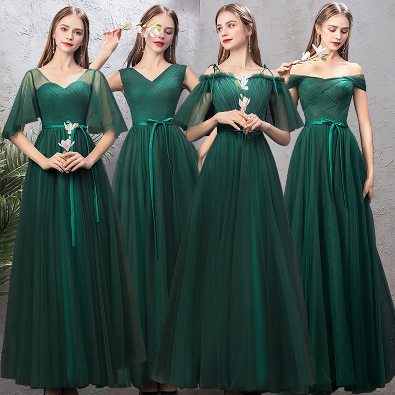 Keisha Maxi Bridesmaid Dress - Matte Emerald – Pretty Lavish