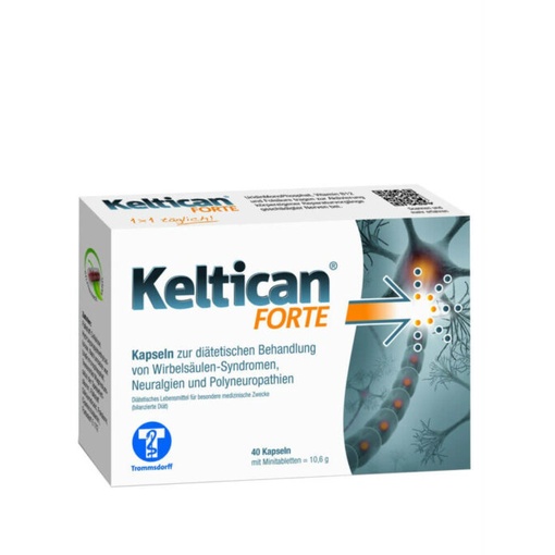 Supports the Treatment of Spinal Degeneration, Herniated Discs Keltican Forte, 40 Tablets - Germany