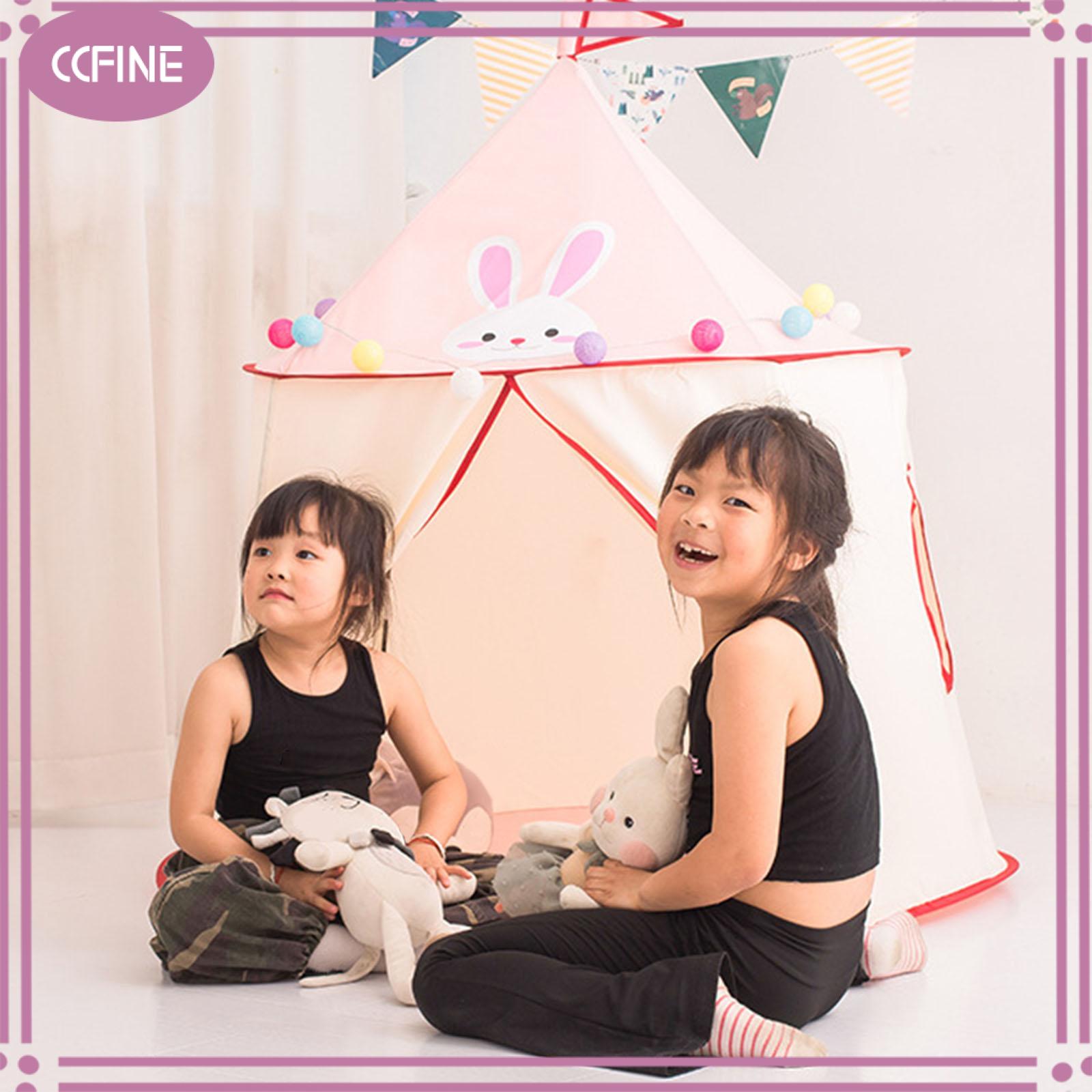 Ccfine trẻ mới biết đi Lều đồ chơi trong nhà nhà thỏ Lều Cô Gái Nhà đồ chơi trẻ em Lều trong nhà cho sân chơi trẻ em tiệc nướng