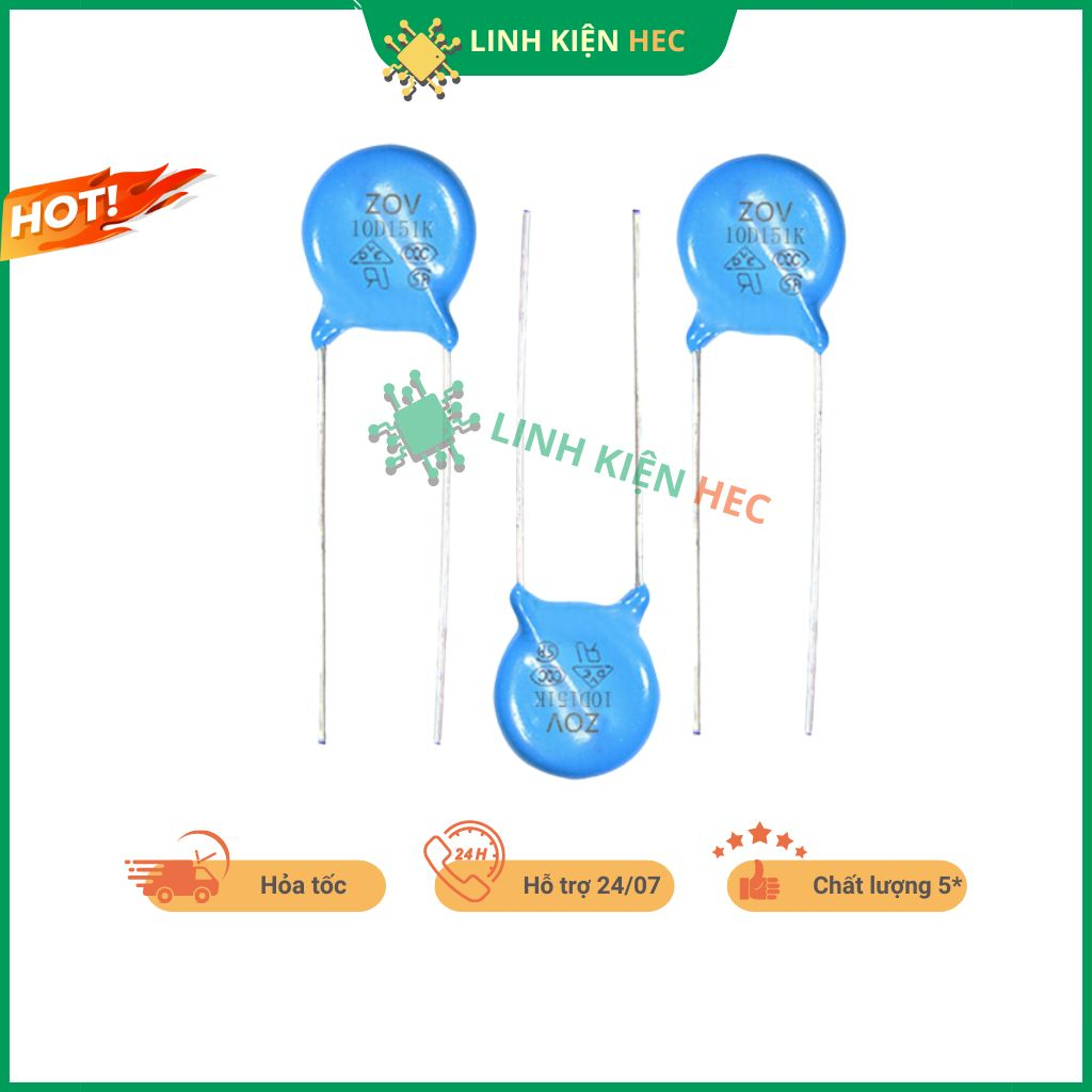 Tụ bảo vệ quá áp 150V chất lượng tốt linh kiện hec