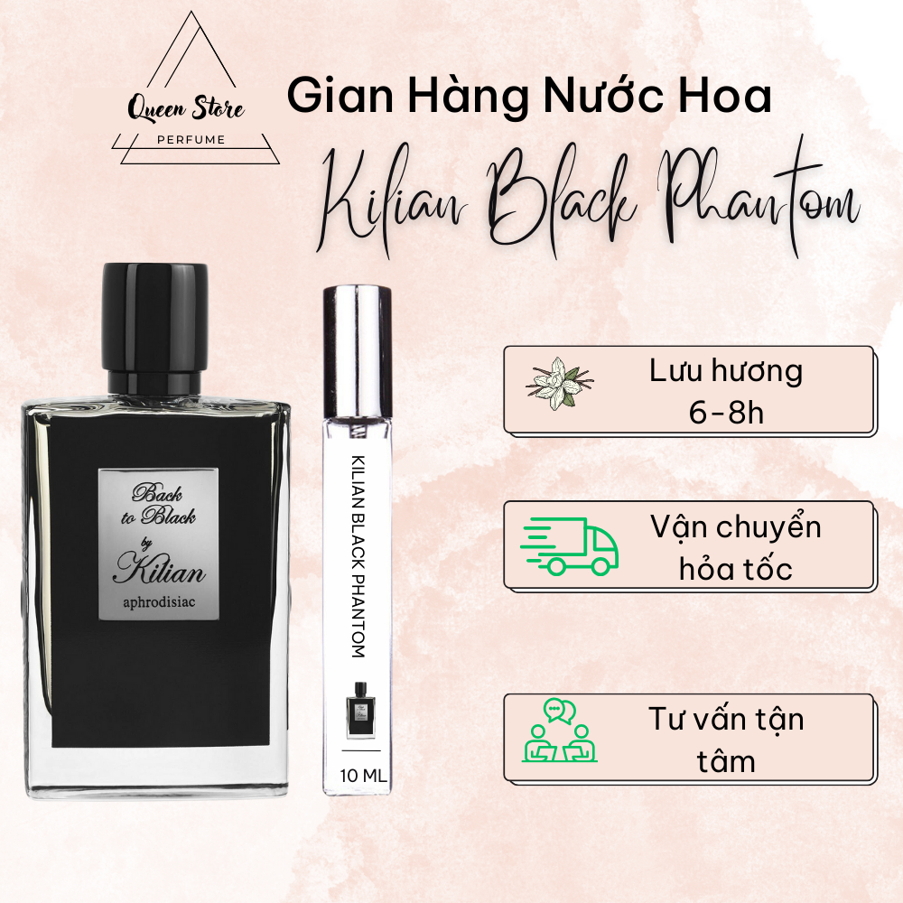 Nước hoa nam Kilian Black Phantom Memento Mori EDP chiết 10ml quý phái sang trọng - Queenn__store