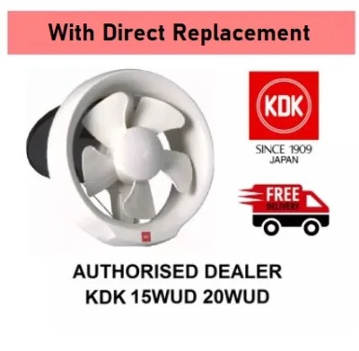 Installation KDK 15WUD 20WUD Exhaust Fan Ventilation Fan Installation Ventilating Install GSE