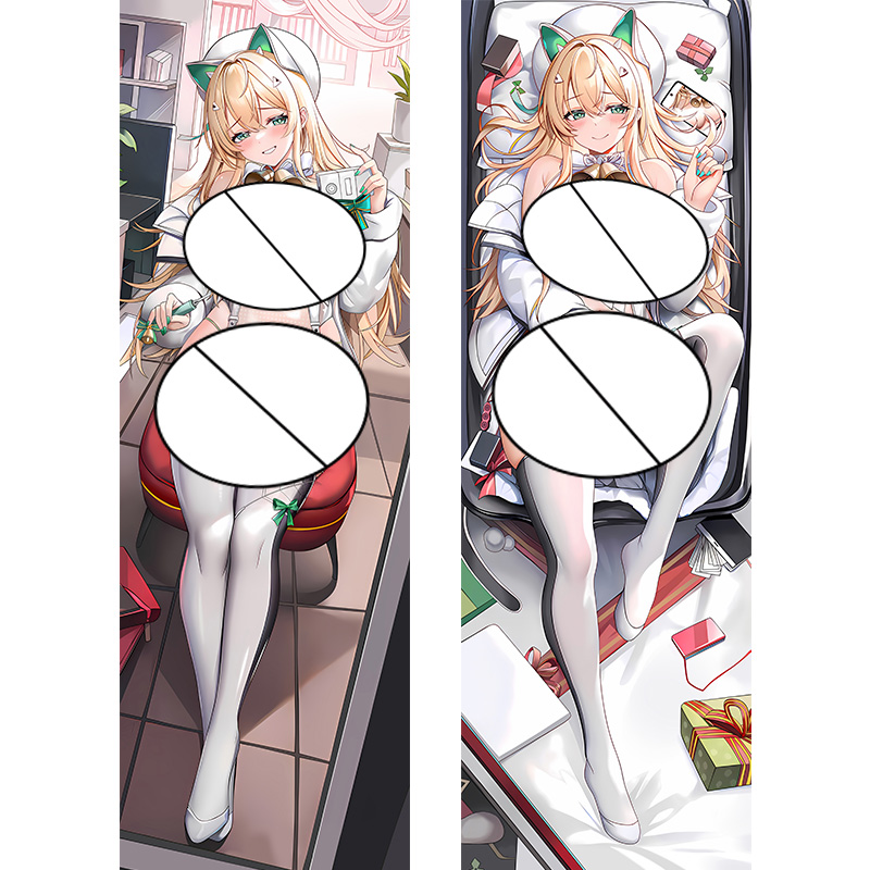 Anime GODDESS OF VICTORY NIKKE Rupee In hai mặt Hing Body Pillowcase Otaku Cosplay Gối bìa