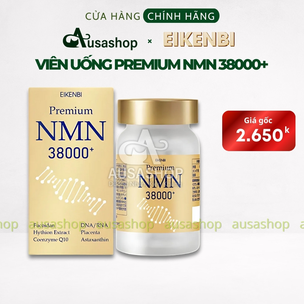 Viên Uống Trường Thọ Premium NMN 38000+ Eikenbi - Chính Hãng Nhật Bản