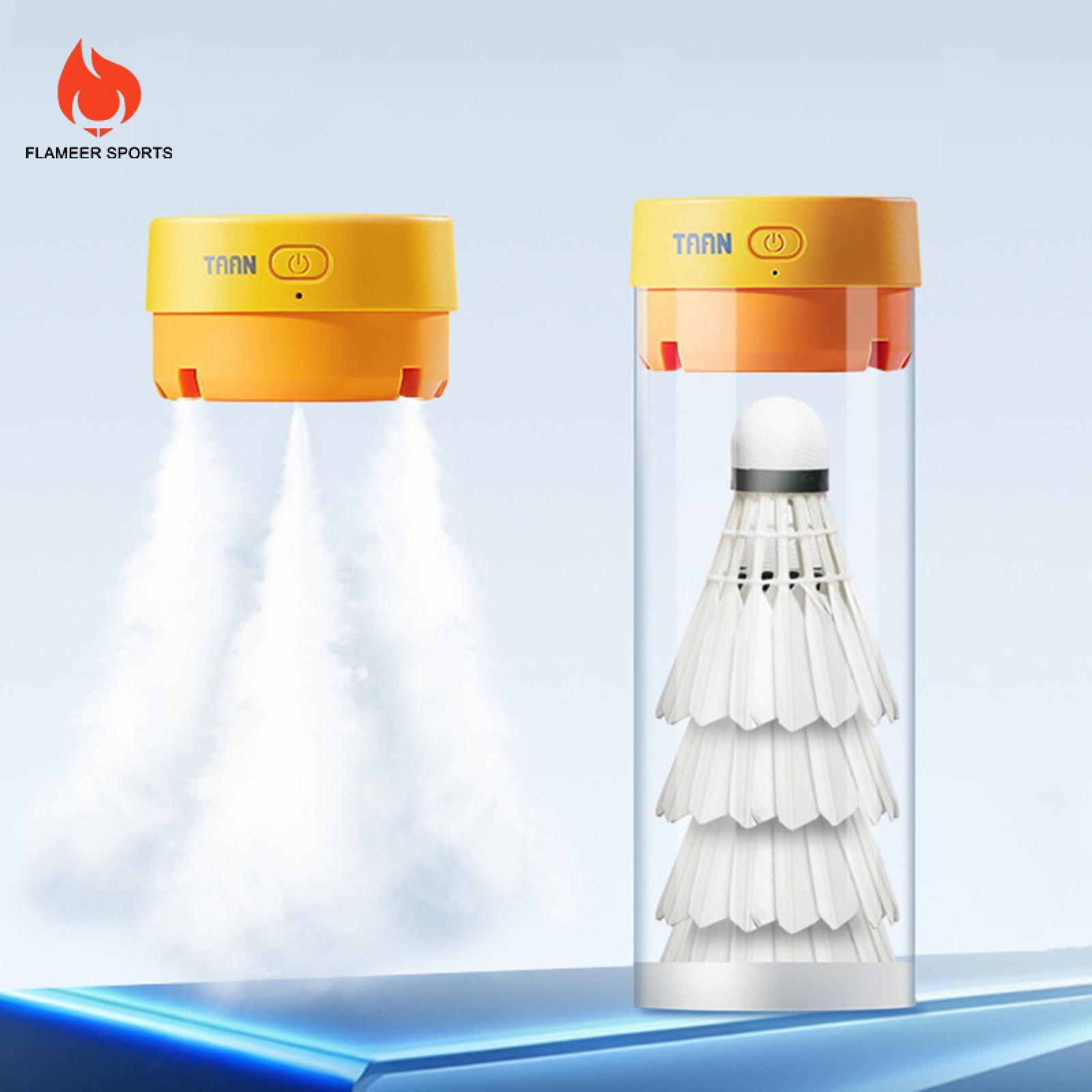 Flameer quả cầu lông Máy tạo độ ẩm loại nhỏ Máy Giữ Quả Bóng Lông Giữ Ẩm Đa Năng Cầu Lông Hấp Cho Cạnh Tranh