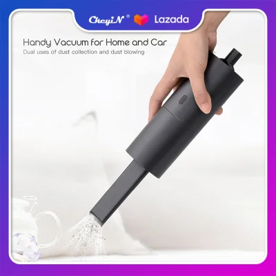 Ckeyin Mini Vacuum Cleaner USB Rechargeable Portable Cordless Vacuum Blower & Cleaner Dual-Use Handheld Aspirateur for Car and Home Use JD053-B