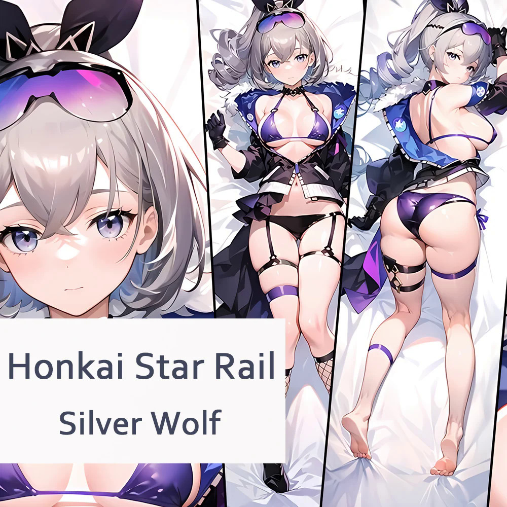 Honkai Star Rail Silver Wolf Vỏ gối toàn thân Vỏ gối Anime Otaku Vỏ đệm ném trò chơi