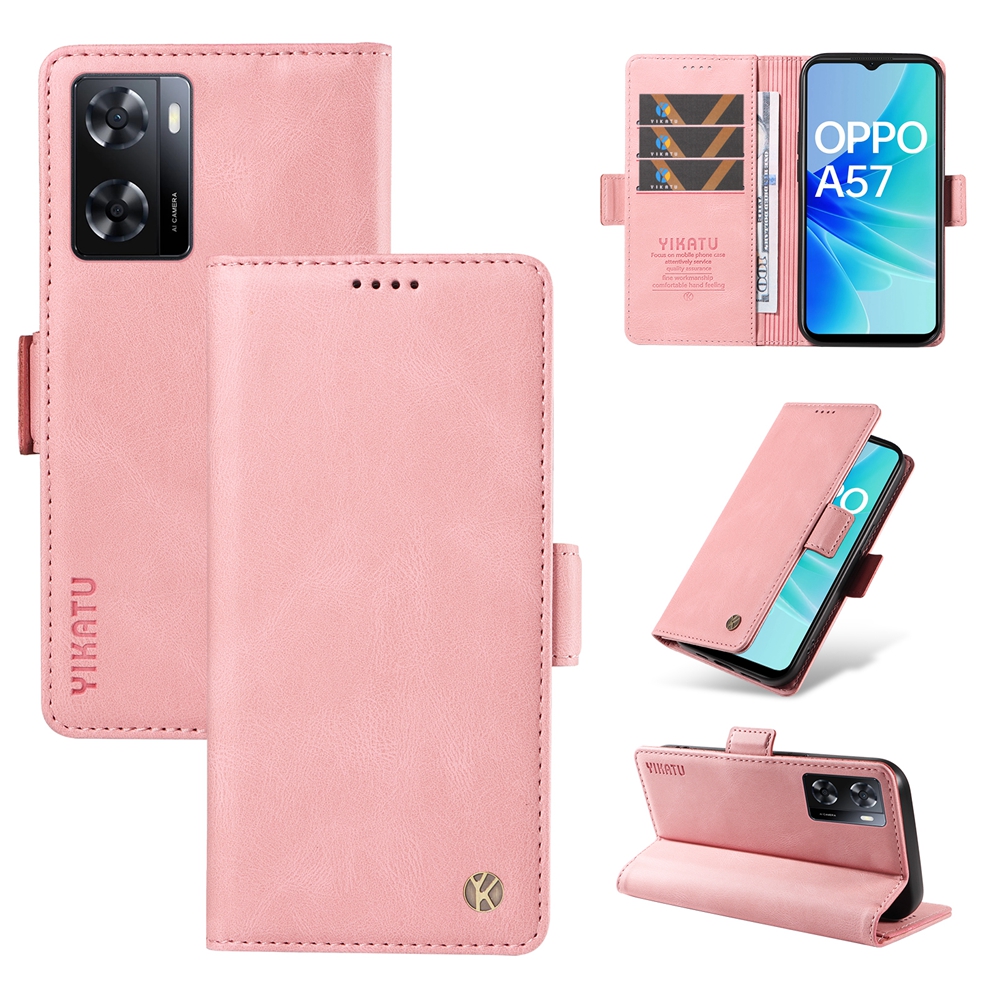 Vỏ điện thoại chống rơi cho Oppo A57 A77 a57s a77s A17 a17k A16 a16k A15 a15s A98 A56 A78 5g A96 A95 A94 A93 A76 A74 A73 A55 A54 4G Vỏ Nắp gập Có Khe Cắm Thẻ Ví da từ tính