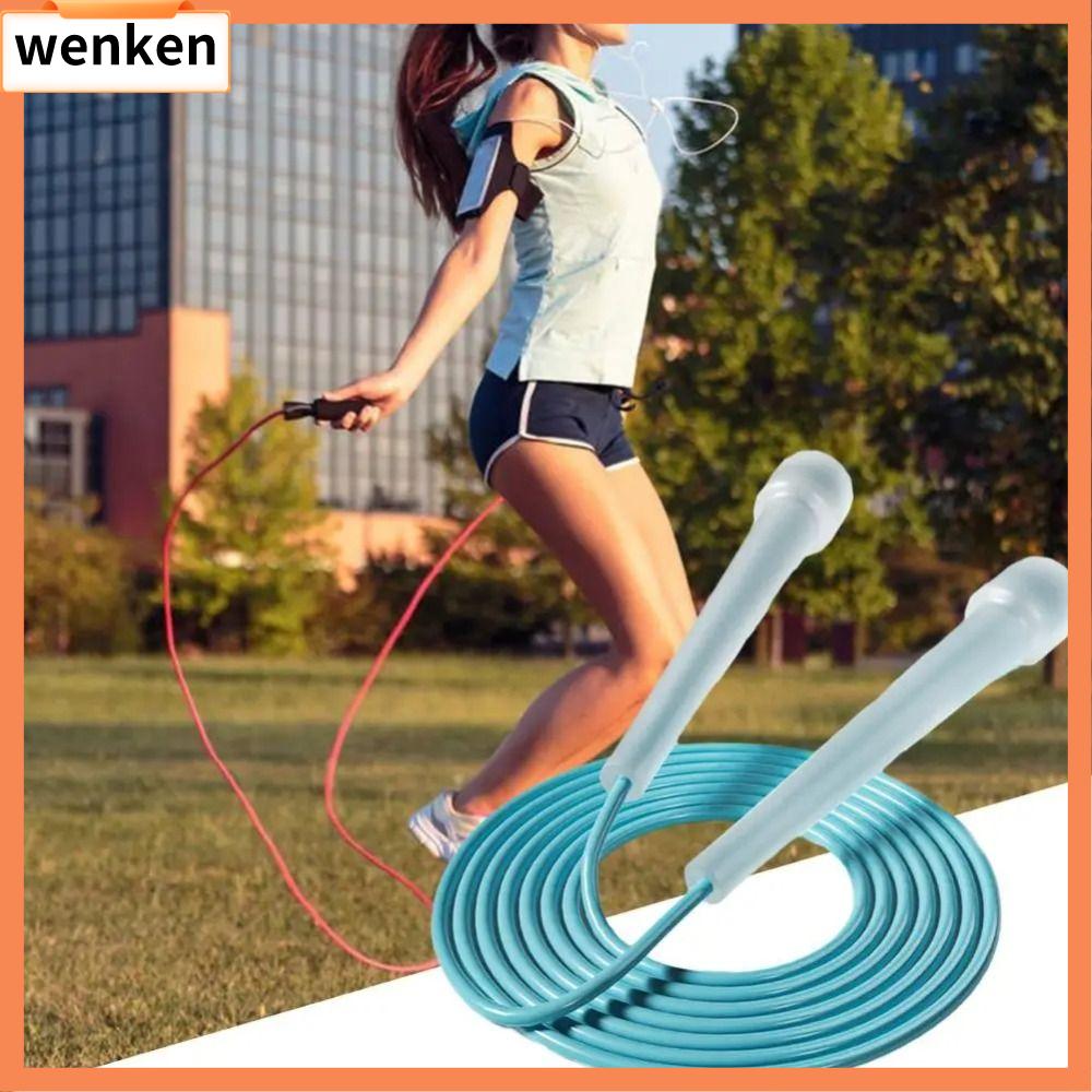 WENKEN Chuyên nghiệp Dây nhảy Huấn luyện thể thao Chiều dài có thể điều chỉnh Dây nhảy của học sinh Chất lượng cao Trọng lượng nhẹ Dây nhảy đua