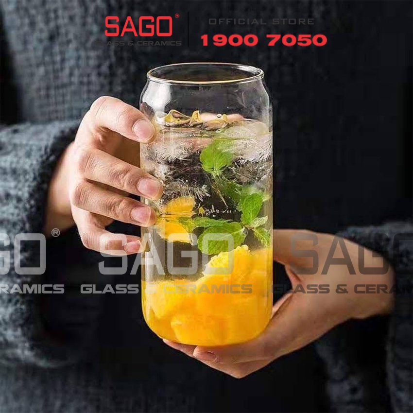 Ly thủy tinh beer can 473ml , thủy tinh cao cấp