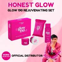Glow 190 Rejuvenating Set by Honest Glow 4 in 1 GLowing Moisturizing Clarify Skin