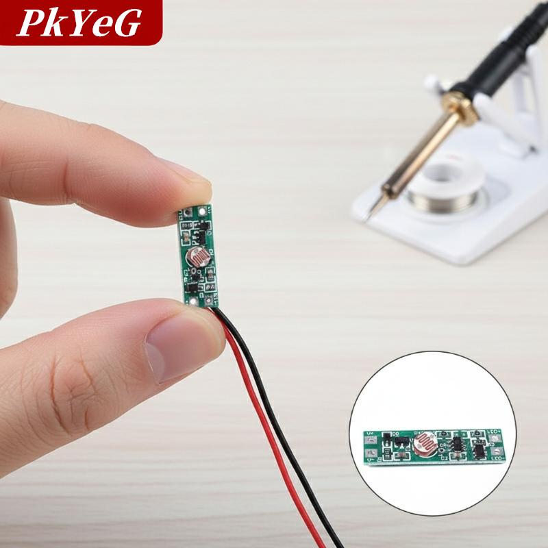 [COD] PkYeG Công tắc cảm biến ánh sáng mini 8mm, bộ điều khiển quang điện tự động cho biển hiệu quảng cáo, đèn an toàn Giá 37,622 Đồng*Miễn phí vận chuyển