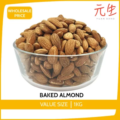 Baked Almond Nuts 1KG Healthy Snacks Wholesale Quality Almonds Fresh Tasty
