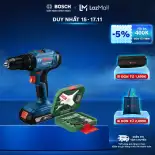 Máy khoan vặn vít động lực pin GSB 183-LI (2 pin) - Tặng 1 Bộ mũi khoan và vặn vít X-Line 34 món