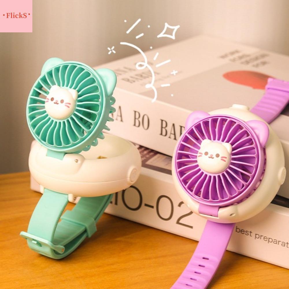 พัดลมนาฬิกา Flicks ที่ชาร์จ USB 3 ระดับความเร็ว