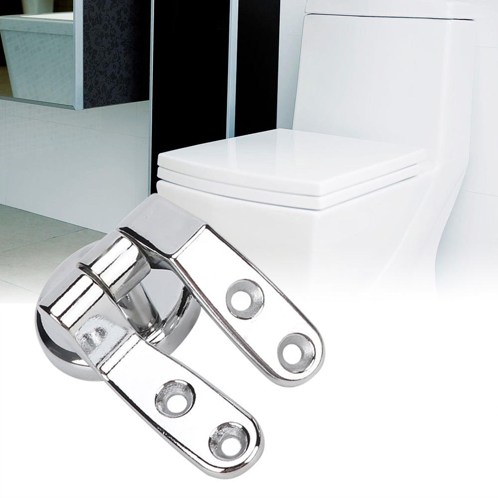 Nắp toilet vửng nhà vệ sinh bản lề sửa chữa bộ linh kiện thay thế bộ dụng cụ phòng tắm hợp kim kẽm Nắp toilet bản lề với vít phụ kiện