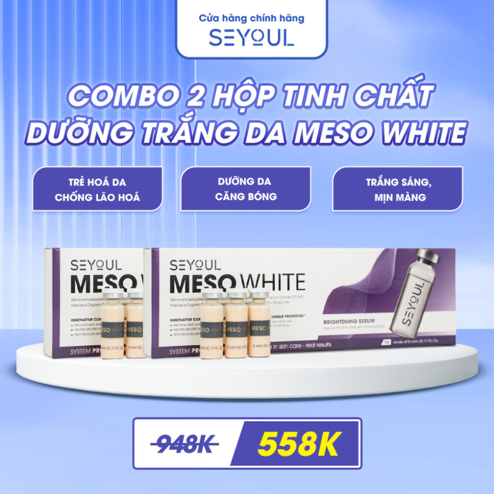 Tinh chất cấy trắng Meso White - thương hiệu Seyoul