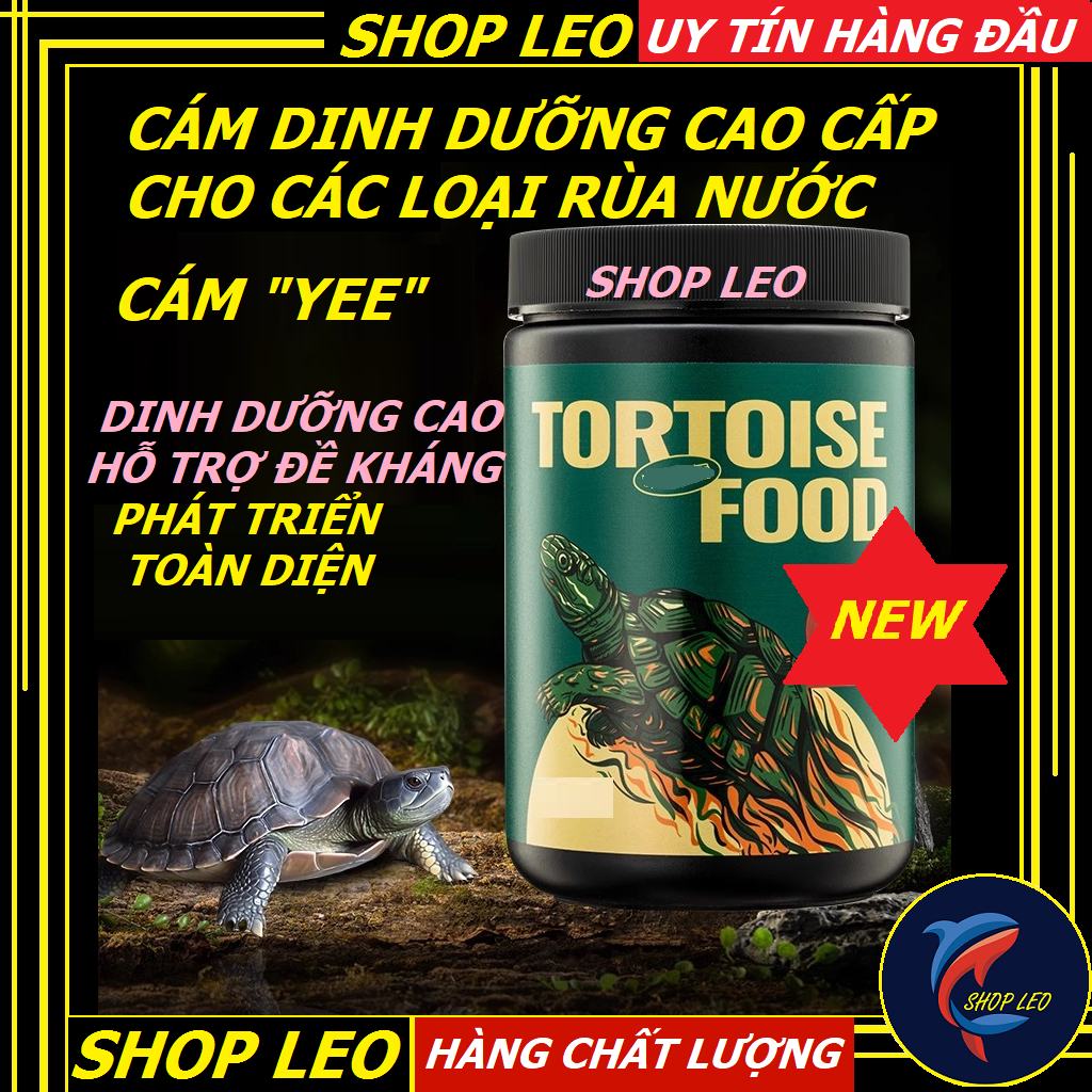 Cám dinh dưỡng cho rùa nước YEE - Thức ăn dinh dưỡng cho các loại rùa nước - phụ kiện bò sát - shopleo