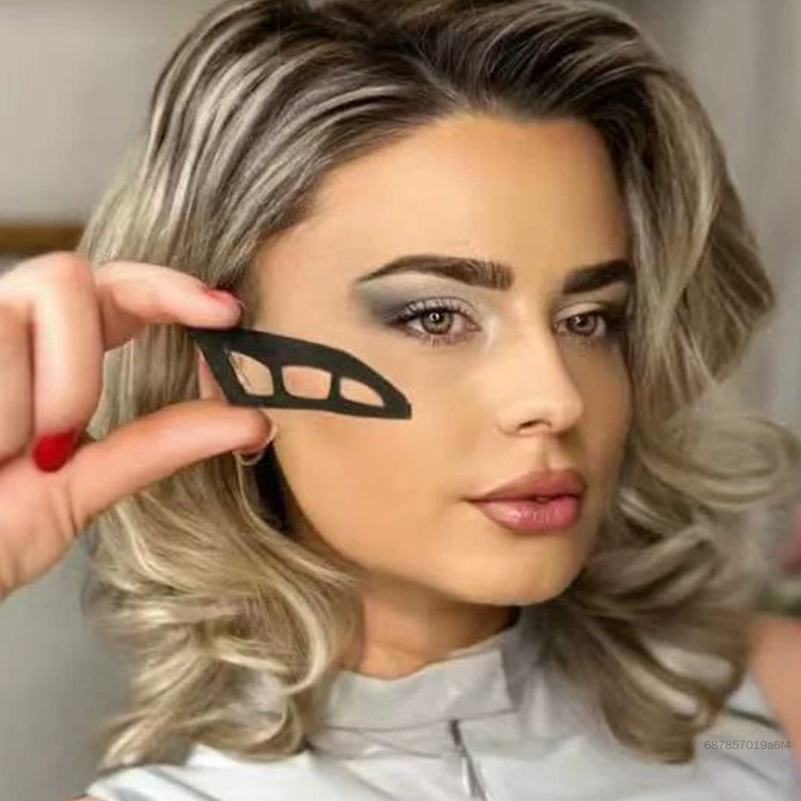Eyetour của bạn Glam Bestie có thể tái sử dụng Eyeshadow Shaper Công cụ trang điểm cho nghệ sĩ trang điểm & người mới bắt đầu RH-VN