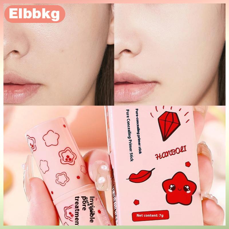 Elbbkg 7g vô hình lỗ chân lông Kem dưỡng ẩm mặt Matte Prime vô hình lỗ chân lông Primer Stick mịn làm sáng da mặt kiểm soát dầu chăm sóc