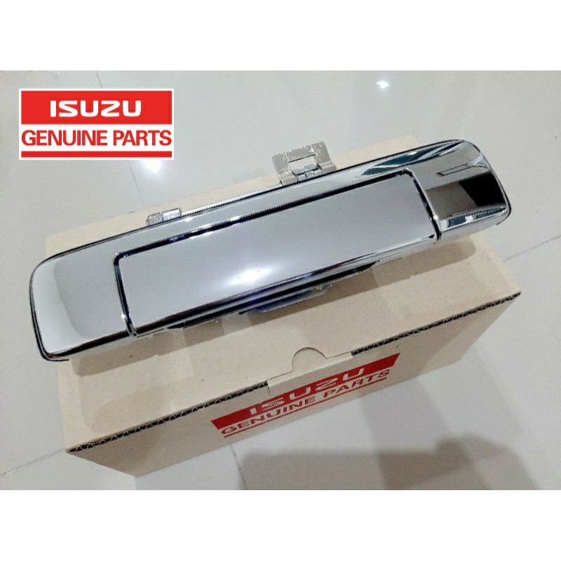 มือเปิดท้ายกะบะโครเมียม (แท้) ISUZU D-MAX รุ่นไม่มีกล้อง ปี2012-2015 ราคา 151 บาท*ส่งฟรี