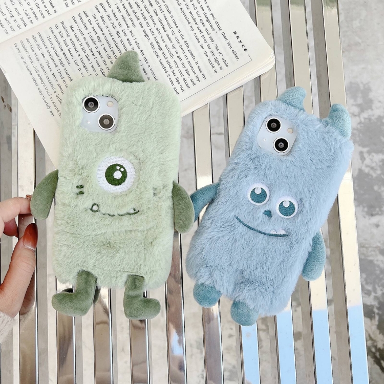 【HZSUNSKY】 Cute Monster Plush TPU Phone Case For iPhone 14 Plus/iPhone 14 Pro/iPhone 14 Pro Max/iPhone 13 Pro Max/iPhone 13 mini/iPhone 12 Pro Max/iPhone 12 / 12 Pro/iPhone 12 mini