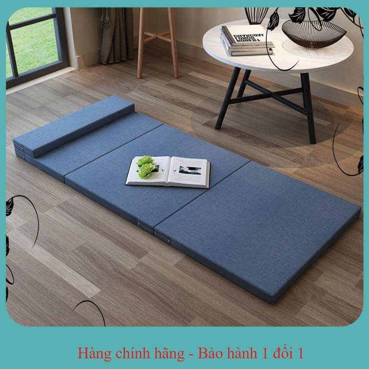 (CÓ VIDEO) Đệm gấp văn phòng xếp gọn kích thước 60x200 cm - đệm đa năng - nệm gấp