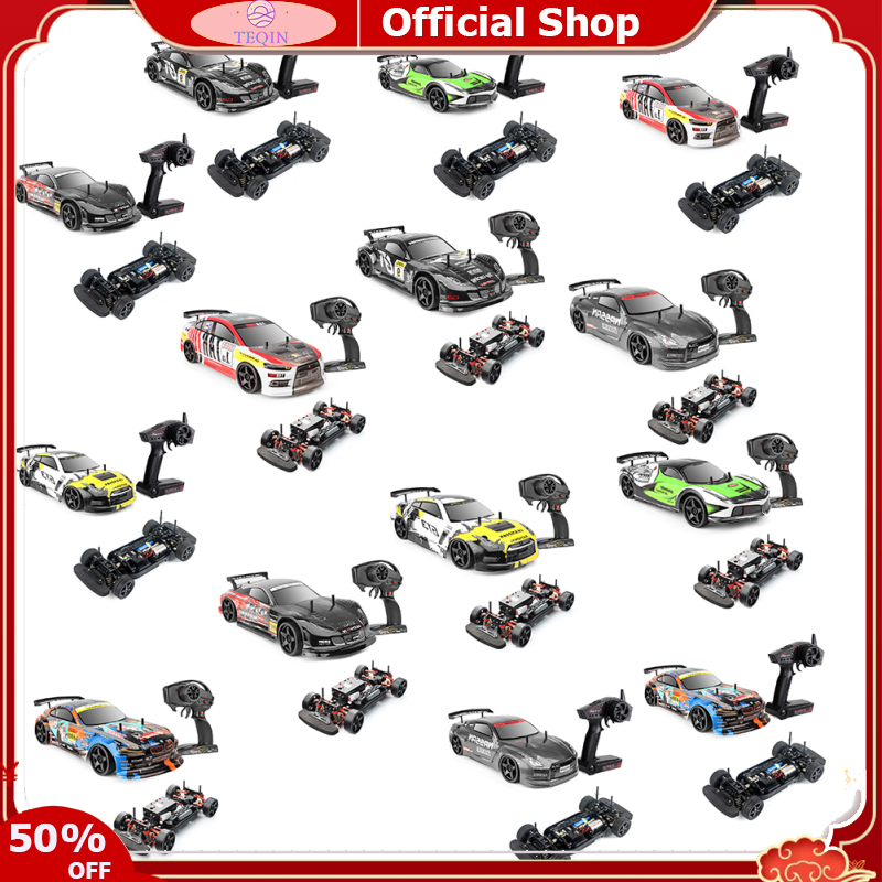 TEQIN toy new 1:10 Full Scale Remote Control Car 2.4G 4WD 70km/h High-speed Drift Rc Car Dual-speed Off-road Vehicle Model Toys Birthday Gifts For Boys Girls ราคา 2,530 บาท*ส่งฟรี