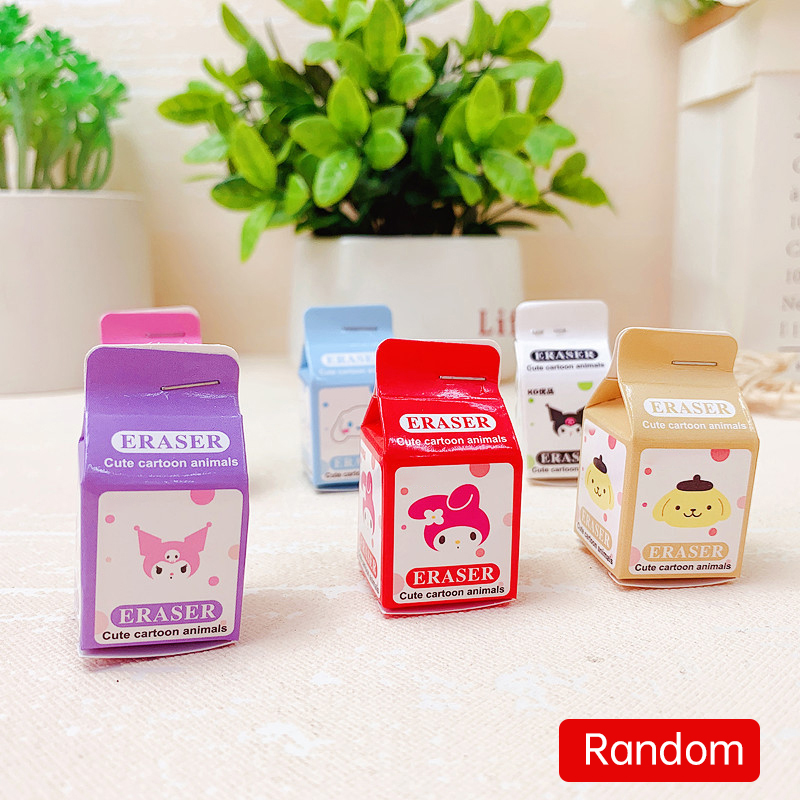 Lovelylife🔥 Hadiah Pelajar Penghapus Kuromi Karet Mulus Penghapus Sanrio Kartun