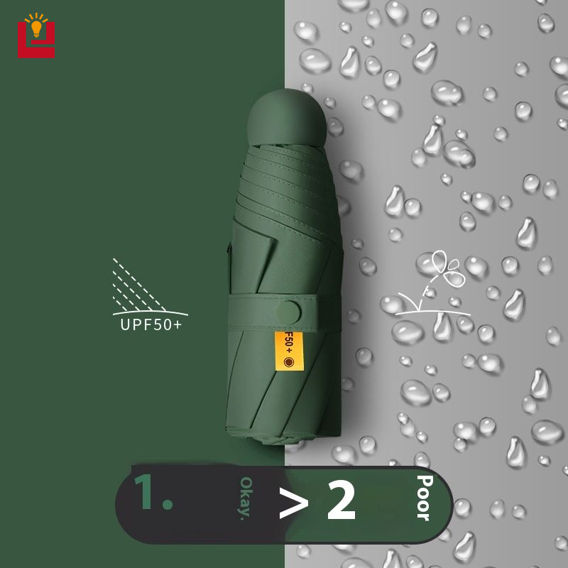 YONUO UPF50 + ô tự động nhỏ gọn cho bảo vệ khỏi ánh mặt trời và mưa