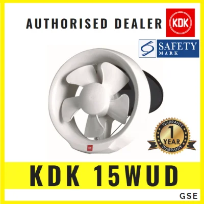 KDK 15WUD Exhaust Fan Window Mount Ventilating Ventilation Fan