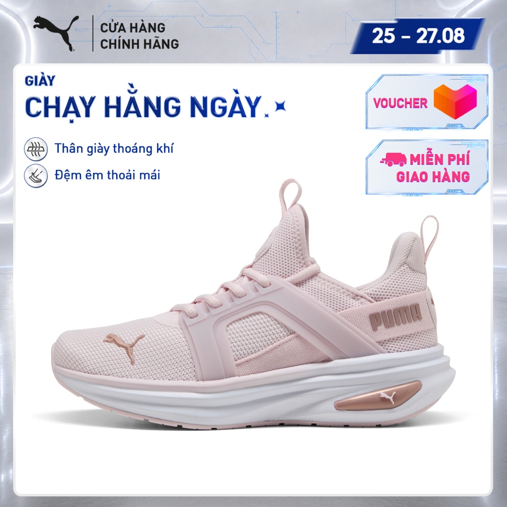Giày Chạy Bộ PUMA Nữ Softride Enzo 6 Wns Powder Pink-Rose Gold-White Màu Hồng