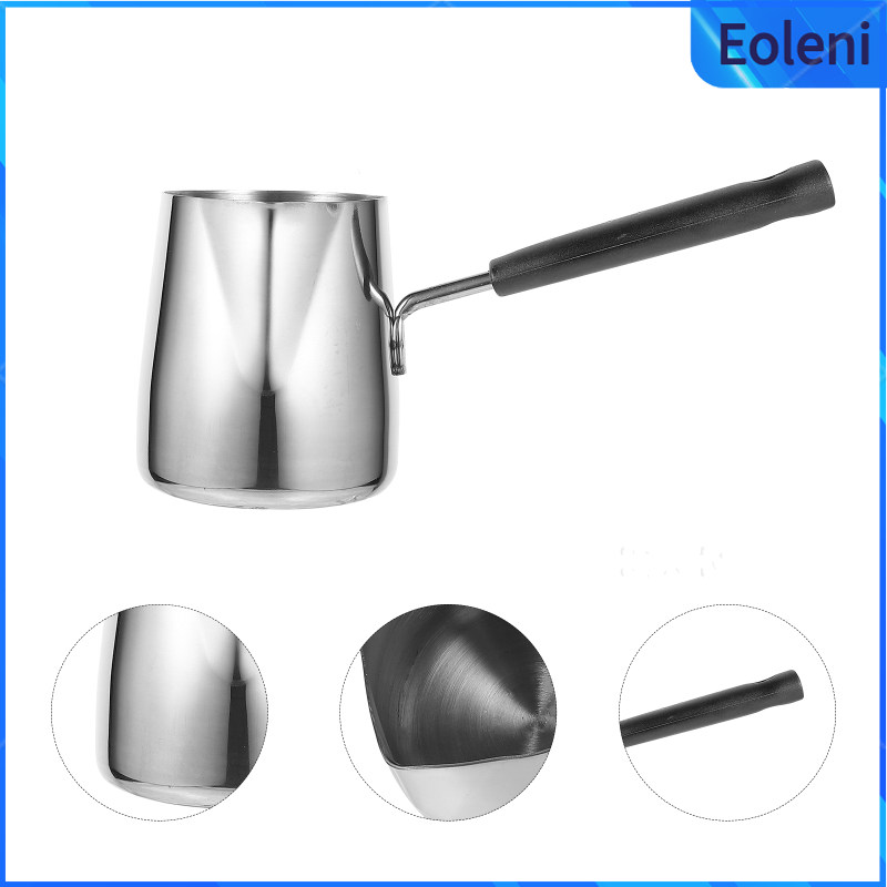 Eoleni Nồi nấu chảy sô cô bằng thép không gỉ di động Nhà bếp Nồi hơi nấu sữa