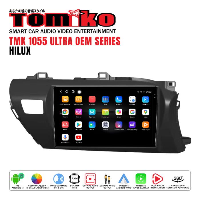 HEAD UNIT TOMIKO TMK 1055 ULTRA OEM SERIES FOR HILUX-desshop99 Harga 18,780,000 rupiah*Gratis Ongkir
