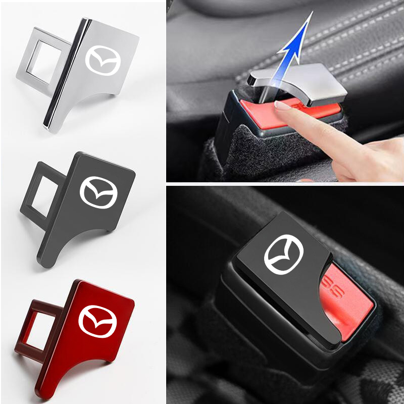For Mazda Car Safety Seat Belt Buckle Hidden Clip for mazda 2 3 6 cx3 cx5 cx8 bt50 cx30 Accessories ราคา 79 บาท*ส่งฟรี