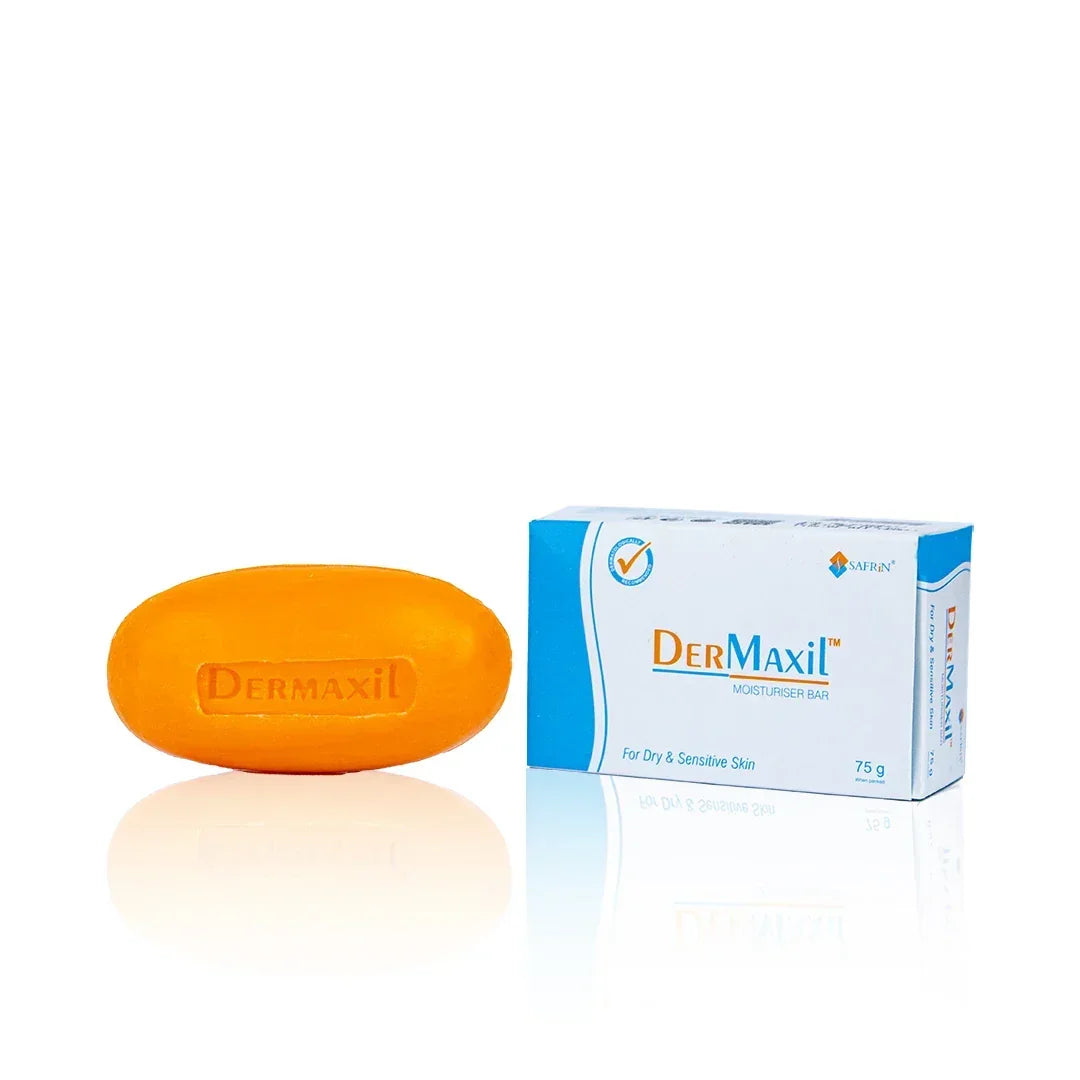 DerMaxil Moisturiser Bar Soap | Body Cleansing Care | 75g