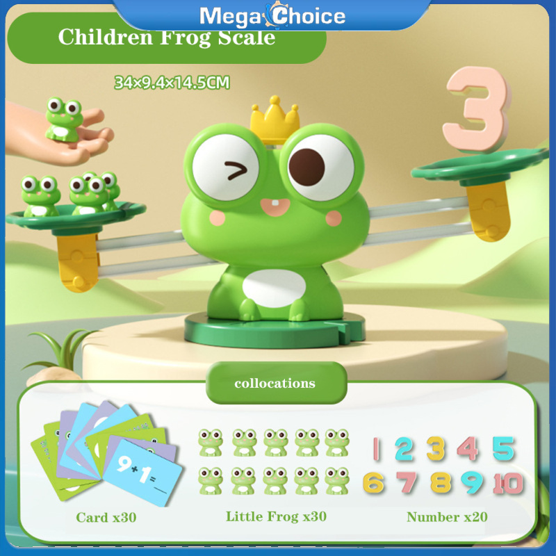 MegaChoice Math Toy Digital Frog Balance Scale Number Balancing Scale Game Educational Learning Toys Gifts For Boys Girls ราคา 436 บาท*ส่งฟรี