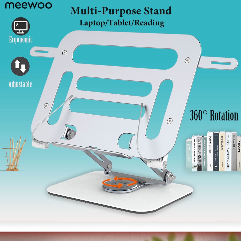 laptop stand laptop accessories laptop stand holder Meewoo Laptop Stand Book Stand Multifunction Adjustable Reading Stand Laptop Riser Laptop Holder