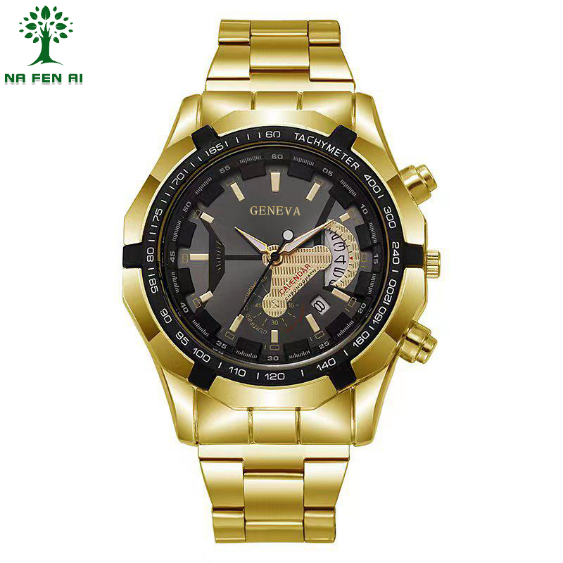 NA FEN AI Men's Fashion Business Quartz Watch with Premium Metal Strap Design ราคา 113 บาท*ส่งฟรี