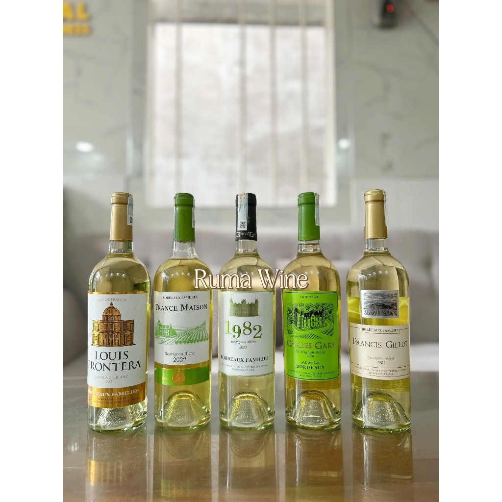 Rượu vang trắng Pháp nhập khẩu chính hãng bán chạy tại Ruma Wine
