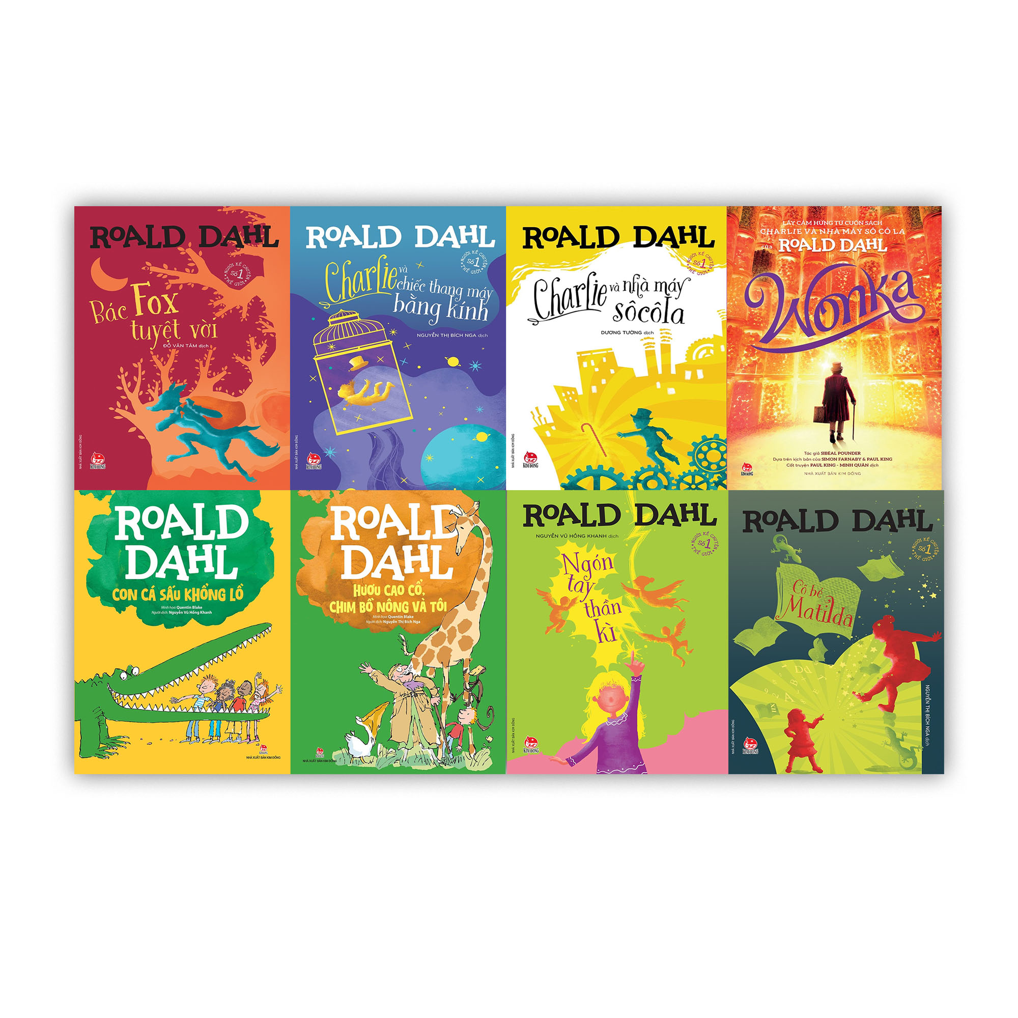 Sách - Combo Văn học thiếu nhi Roald Dahl trọn bộ