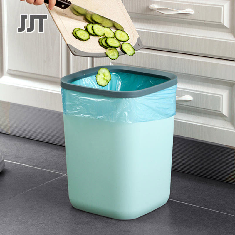 garbage can Household trash can Toilet trash can Trash bin Room trash can Ring-pressing trash can Large trash can ราคา 77 บาท*ส่งฟรี