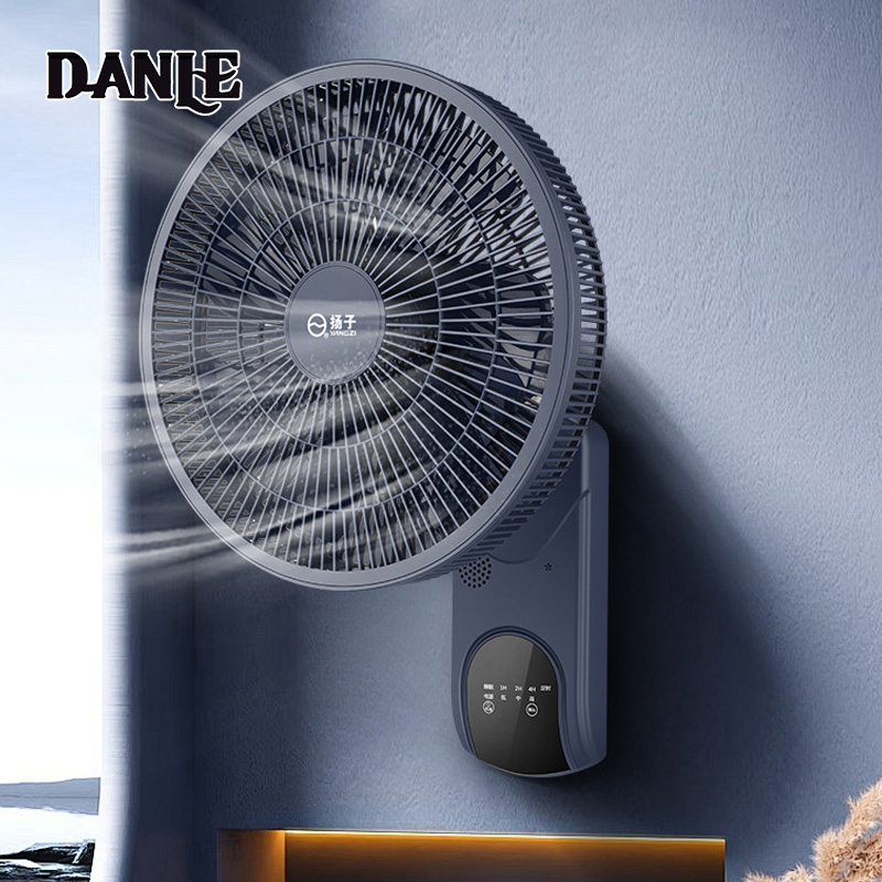 Danle quạt điện treo tường phẳng treo tường điều khiển từ xa quạt điện phòng tắm im lặng Quạt lưu thông không khí quạt gắn tường