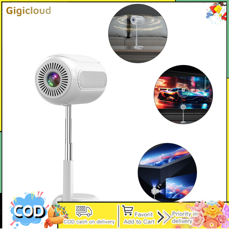 TS-6 Mini Projector 4K UHD Projector Smartphone Projector Outdoor Movie Projectors Compatible For Android 11 OS WiFi6 ราคา 5,904 บาท*ส่งฟรี