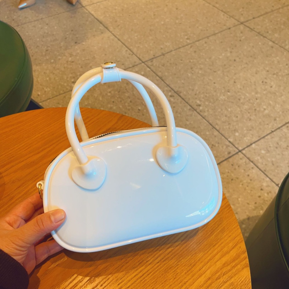 ELY3591 Màu kẹo Túi nhựa PVC Túi đeo vai Mùa hè Túi đeo chéo mini Thời trang Di động Túi xách nữ Lễ Hội songkran - 7