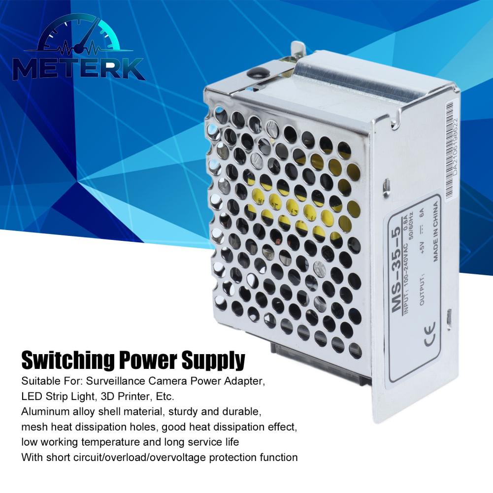 Meterk DC Power Supply 100‑240VAC 35W Heat Dissipation Switching Power Supply for Industrial Automation for Computer Engineering for Closed Circuit Television Giá 227,000 Đồng*Miễn phí vận chuyển