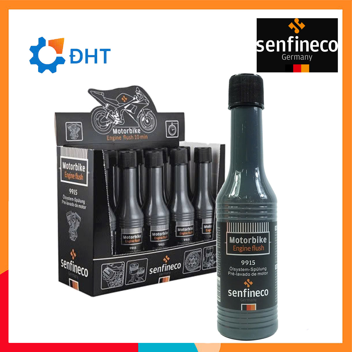 Súc Động Cơ Xe Máy - Senfineco 9915 Của Đức làm sạch động cơ nhớt cũ [100ml]