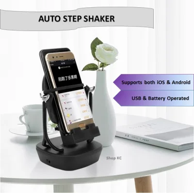 SG INSTOCK Mobile Phone Auto Step Shaker Counter Tracker Rocker Clocker USB + Battery