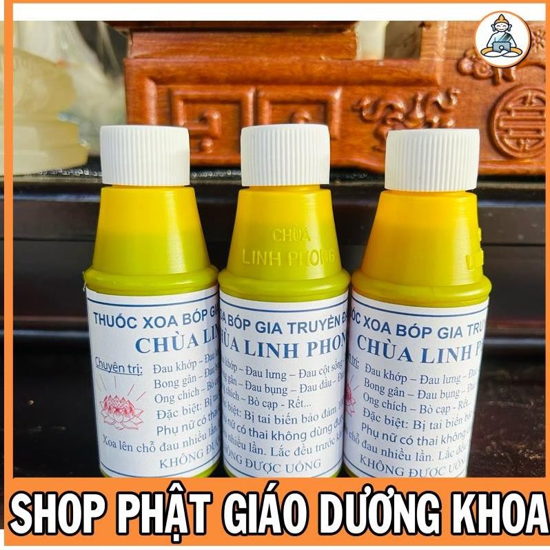 DẦU XOA BÓP CHÙA LINH PHONG - COMBO 10 - COMBO 50 DƯƠNG KHOA SHOP HÓC MÔN