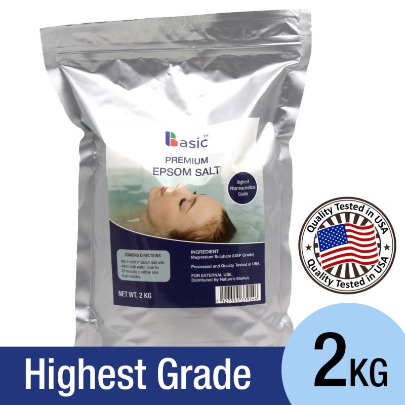 Buy Basic Premium Epsom Salt 2kg Singapore
